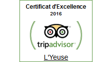 certificat excellence tripadvisor 2016